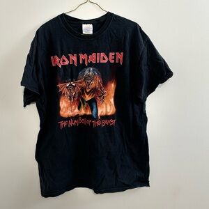 Vintage-style Iron Maiden tee